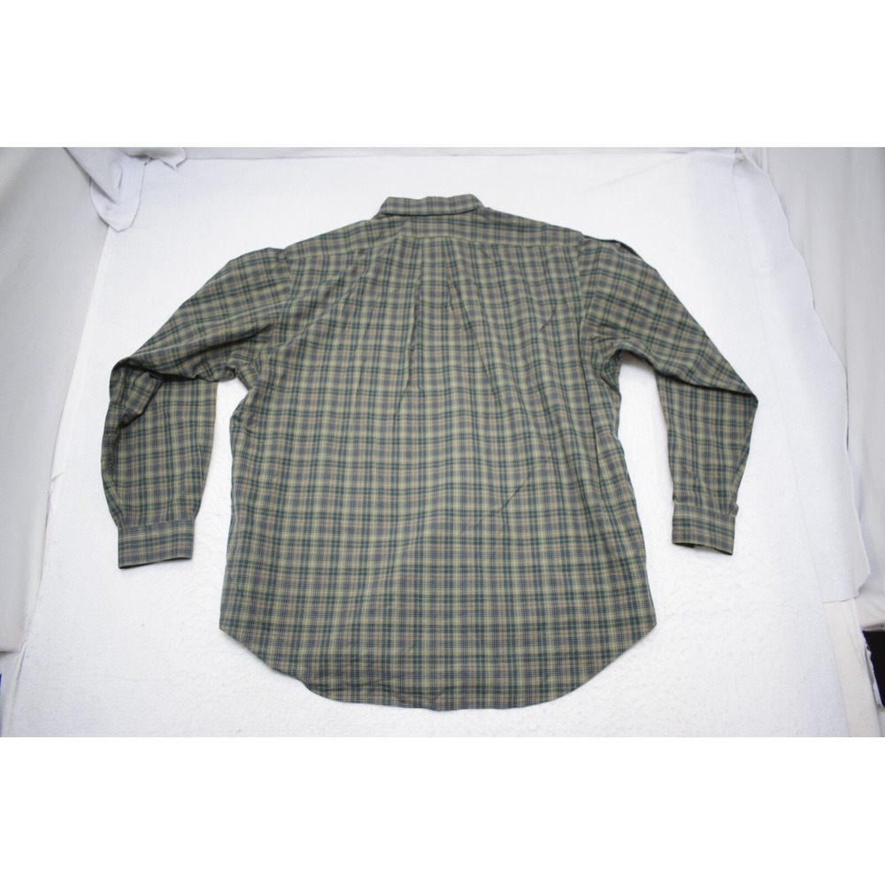 Polo Ralph Lauren‎ Dress Shirt Classic Fit Plaid Long Sleeve Mens Size 17.5 XL - Picture 8 of 8